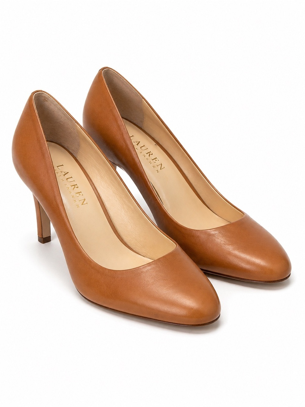 Vintage Lauren by Ralph Lauren Women's Tan Pumps - Picture 1 of 7